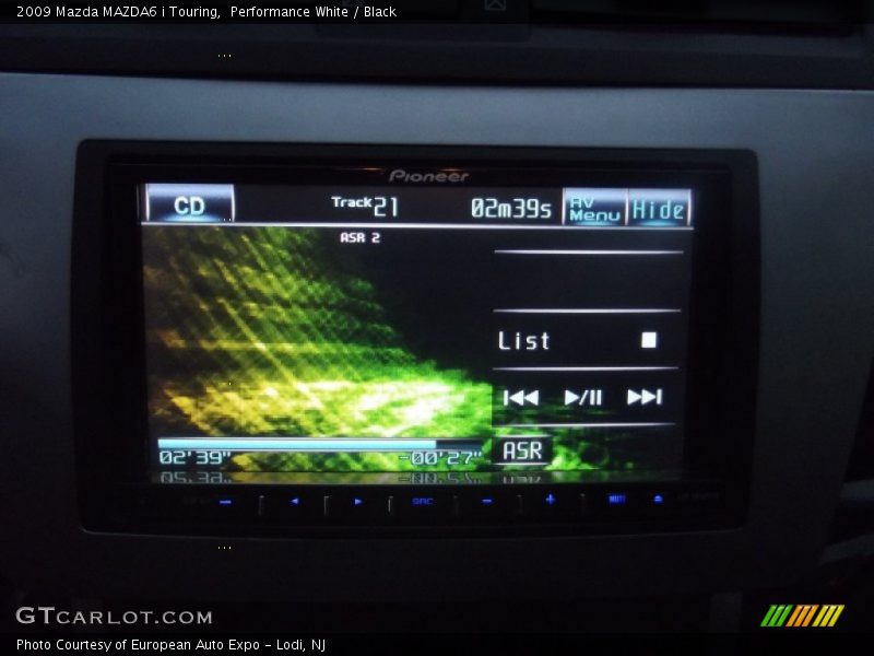 Performance White / Black 2009 Mazda MAZDA6 i Touring