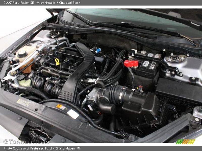 Alloy Metallic / Charcoal Black 2007 Ford Fusion SE