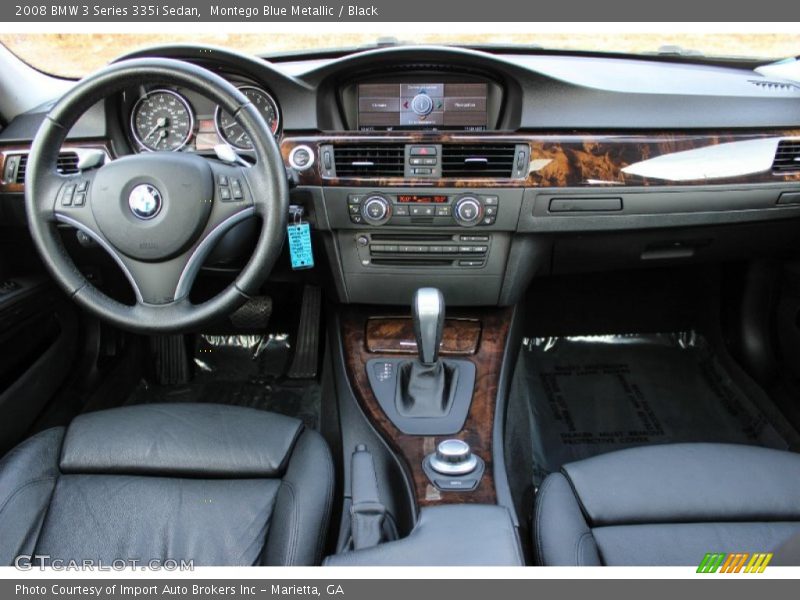 Montego Blue Metallic / Black 2008 BMW 3 Series 335i Sedan