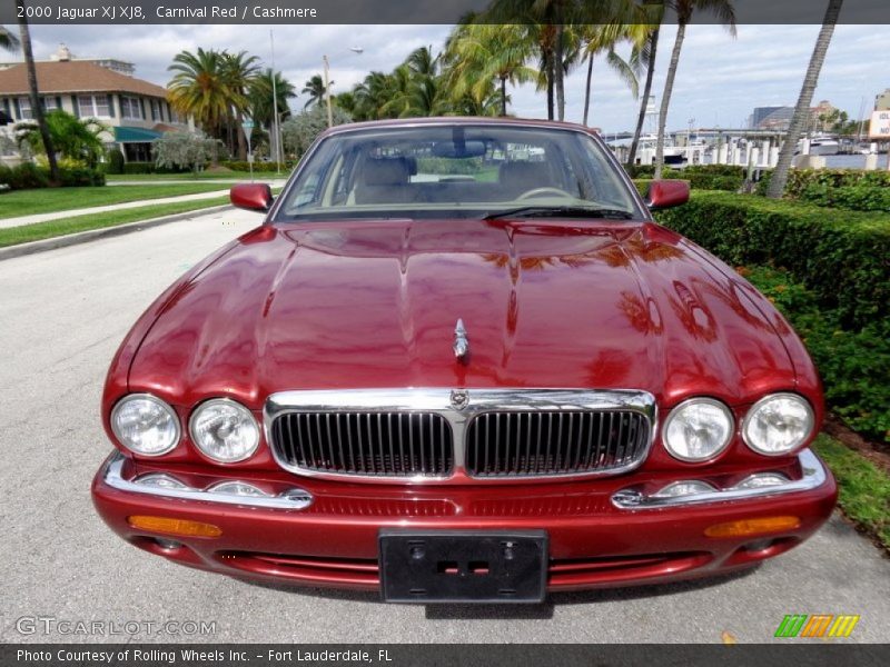 Carnival Red / Cashmere 2000 Jaguar XJ XJ8