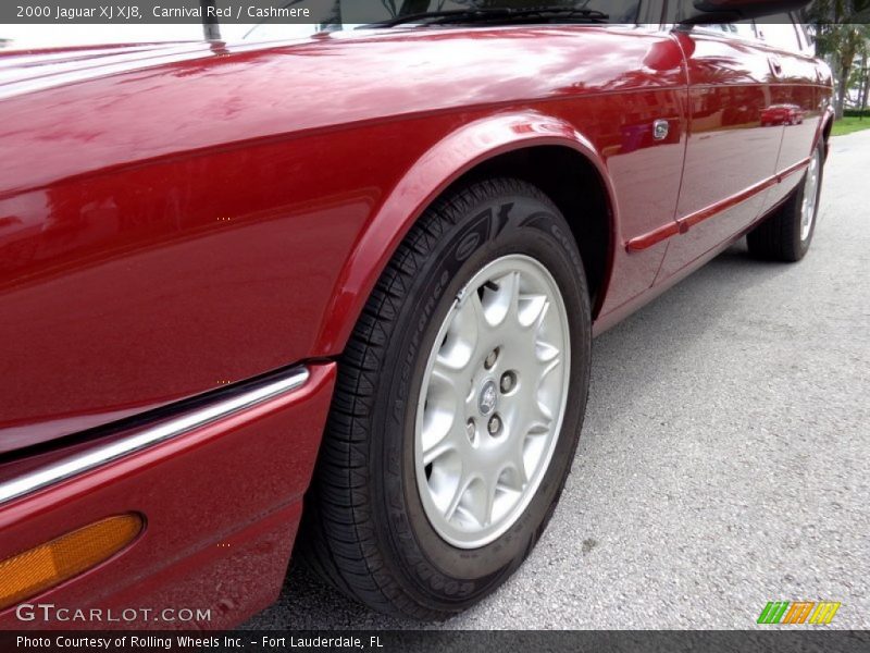 Carnival Red / Cashmere 2000 Jaguar XJ XJ8