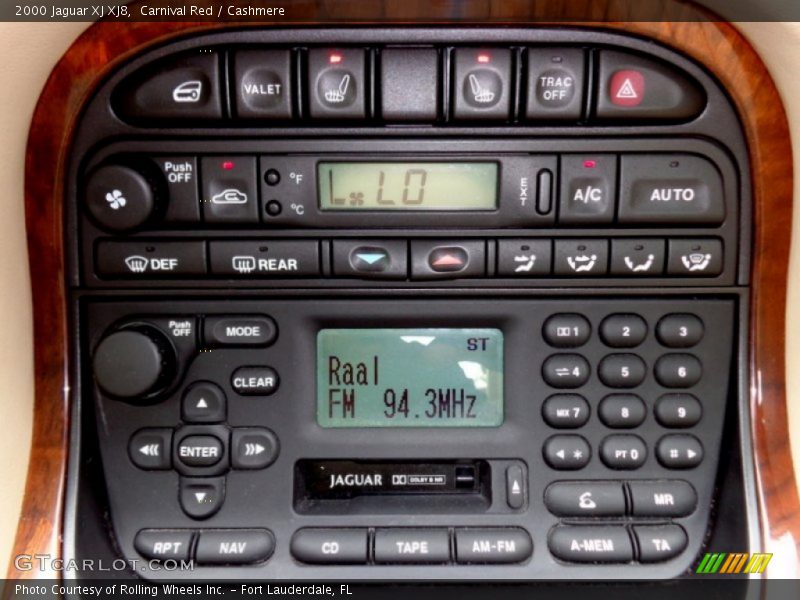 Carnival Red / Cashmere 2000 Jaguar XJ XJ8