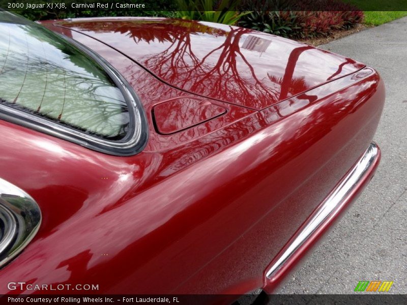 Carnival Red / Cashmere 2000 Jaguar XJ XJ8