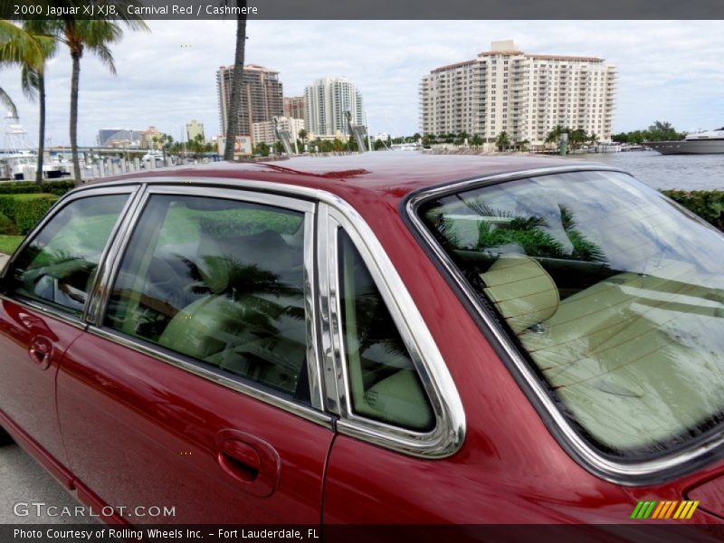 Carnival Red / Cashmere 2000 Jaguar XJ XJ8