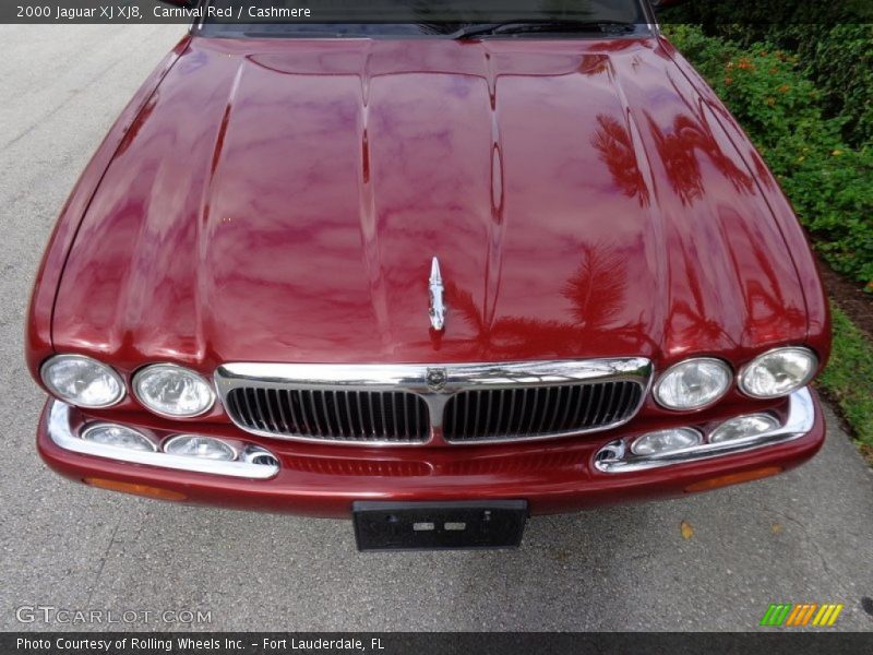 Carnival Red / Cashmere 2000 Jaguar XJ XJ8