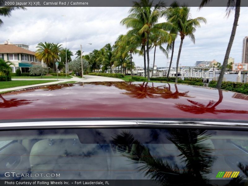 Carnival Red / Cashmere 2000 Jaguar XJ XJ8