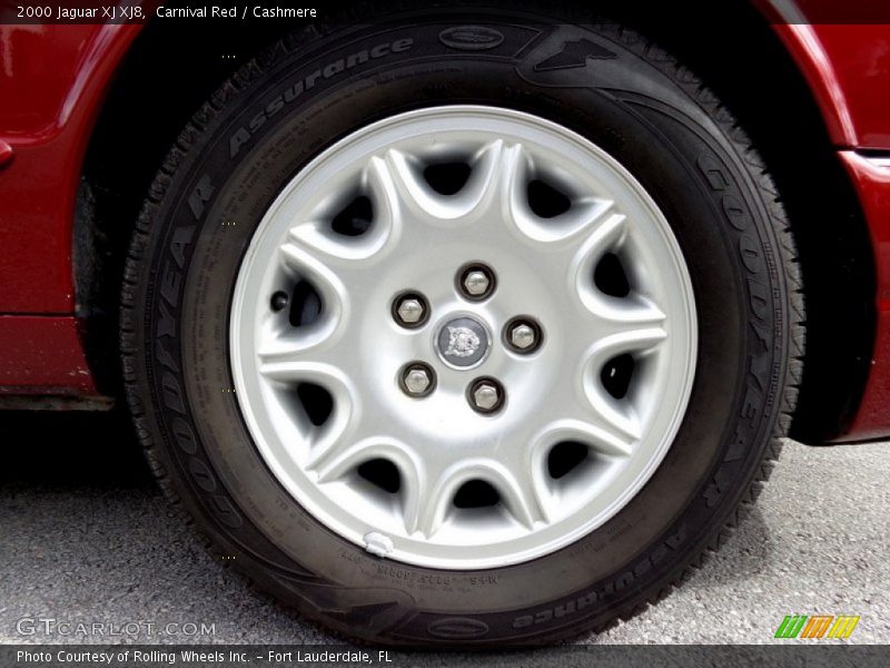 Carnival Red / Cashmere 2000 Jaguar XJ XJ8