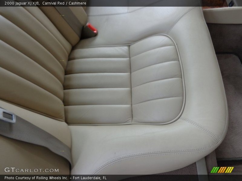 Carnival Red / Cashmere 2000 Jaguar XJ XJ8
