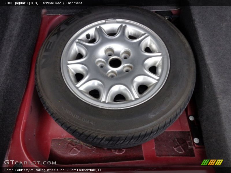 Carnival Red / Cashmere 2000 Jaguar XJ XJ8