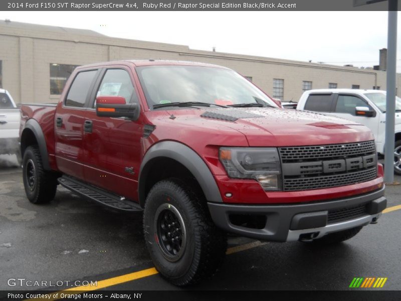 Ruby Red / Raptor Special Edition Black/Brick Accent 2014 Ford F150 SVT Raptor SuperCrew 4x4