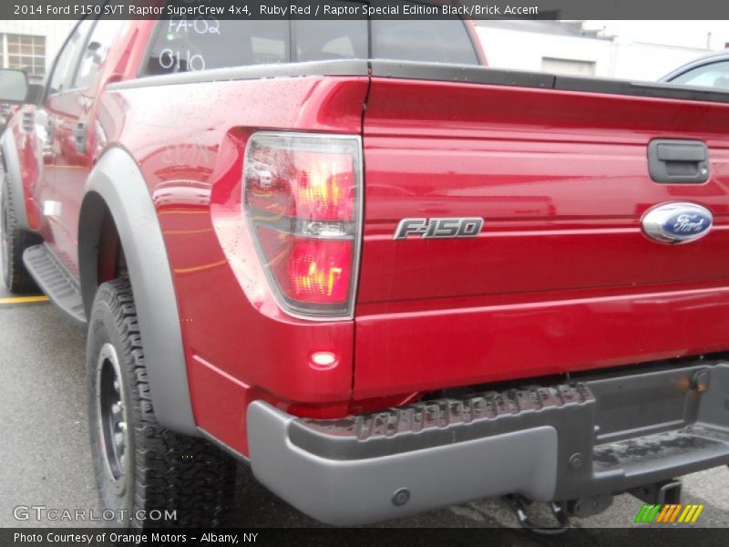 Ruby Red / Raptor Special Edition Black/Brick Accent 2014 Ford F150 SVT Raptor SuperCrew 4x4