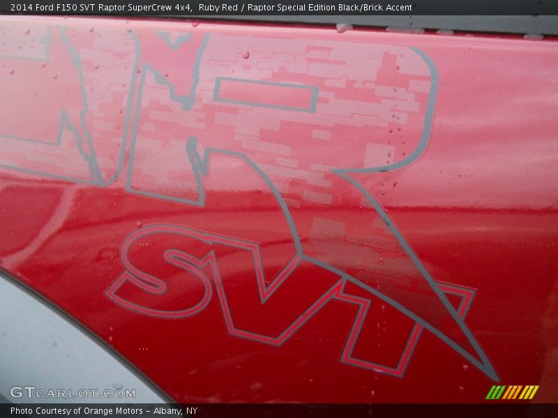 Ruby Red / Raptor Special Edition Black/Brick Accent 2014 Ford F150 SVT Raptor SuperCrew 4x4