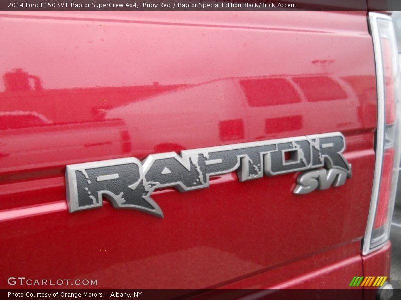 Ruby Red / Raptor Special Edition Black/Brick Accent 2014 Ford F150 SVT Raptor SuperCrew 4x4