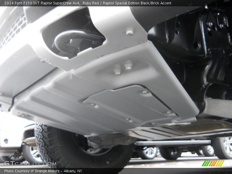 Undercarriage of 2014 F150 SVT Raptor SuperCrew 4x4