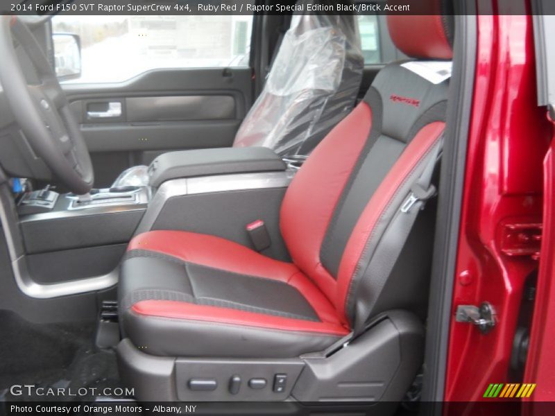 Front Seat of 2014 F150 SVT Raptor SuperCrew 4x4