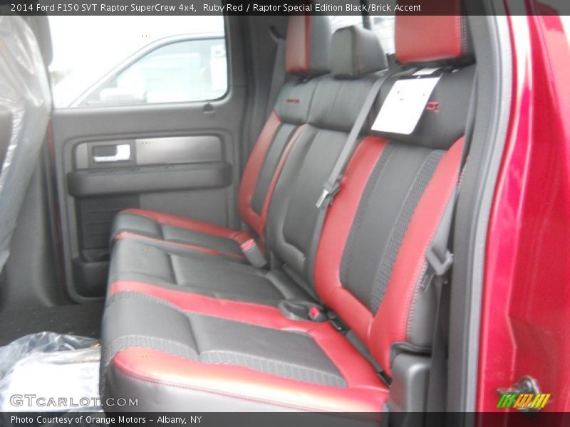 Rear Seat of 2014 F150 SVT Raptor SuperCrew 4x4
