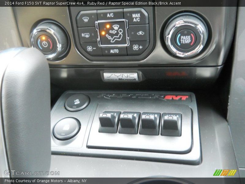 Controls of 2014 F150 SVT Raptor SuperCrew 4x4