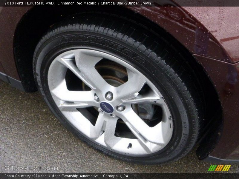 Cinnamon Red Metallic / Charcoal Black/Umber Brown 2010 Ford Taurus SHO AWD