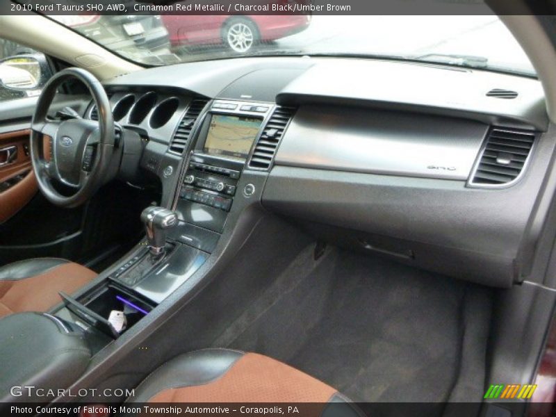 Cinnamon Red Metallic / Charcoal Black/Umber Brown 2010 Ford Taurus SHO AWD