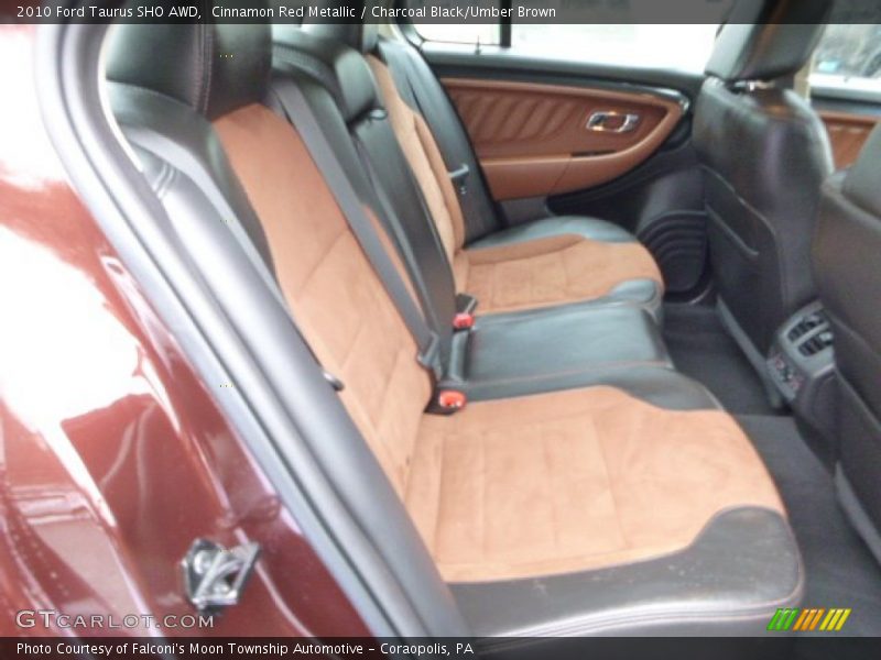 Cinnamon Red Metallic / Charcoal Black/Umber Brown 2010 Ford Taurus SHO AWD