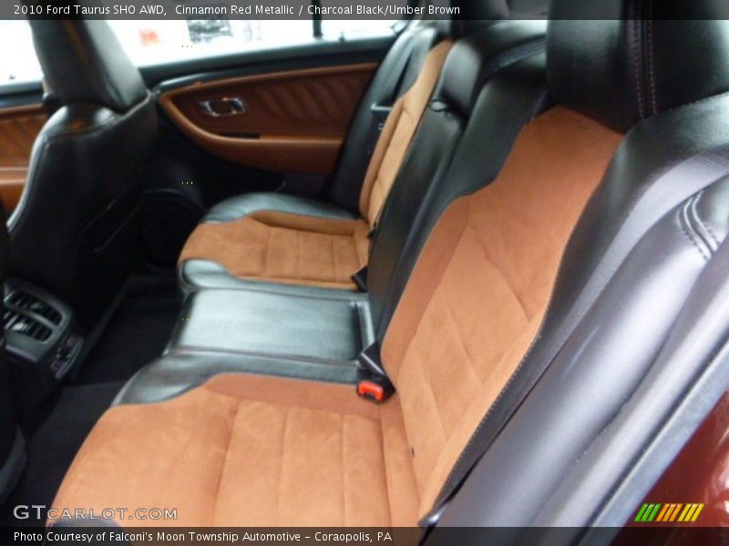 Cinnamon Red Metallic / Charcoal Black/Umber Brown 2010 Ford Taurus SHO AWD