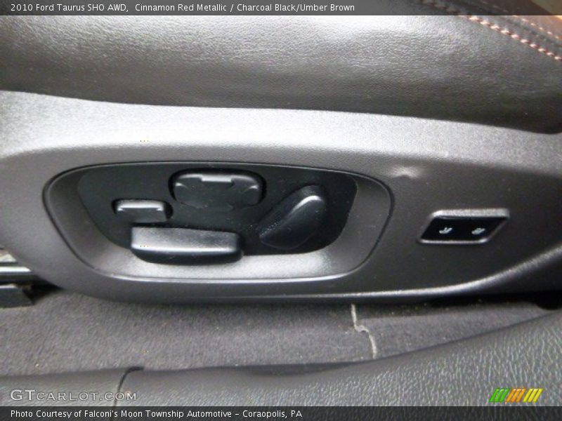 Cinnamon Red Metallic / Charcoal Black/Umber Brown 2010 Ford Taurus SHO AWD
