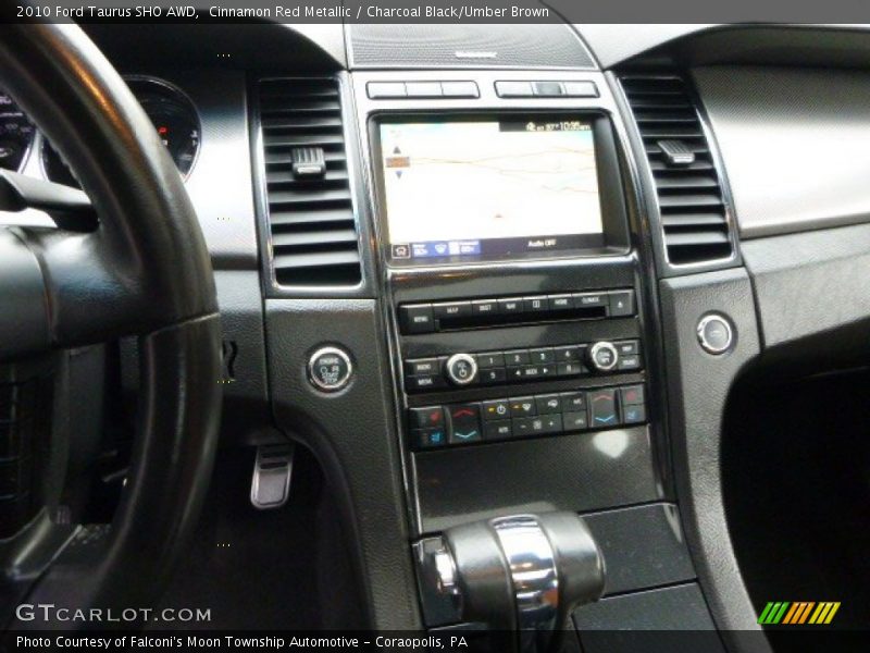 Cinnamon Red Metallic / Charcoal Black/Umber Brown 2010 Ford Taurus SHO AWD
