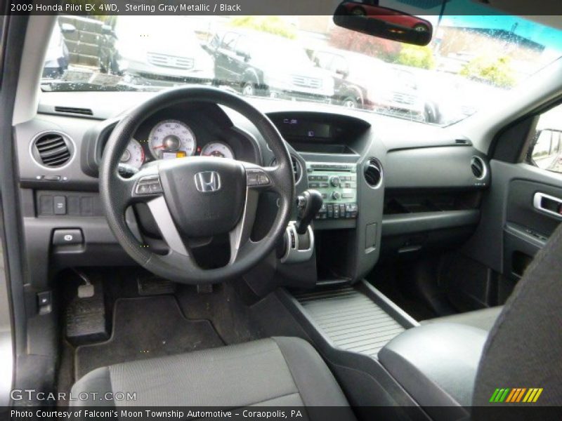 Sterling Gray Metallic / Black 2009 Honda Pilot EX 4WD