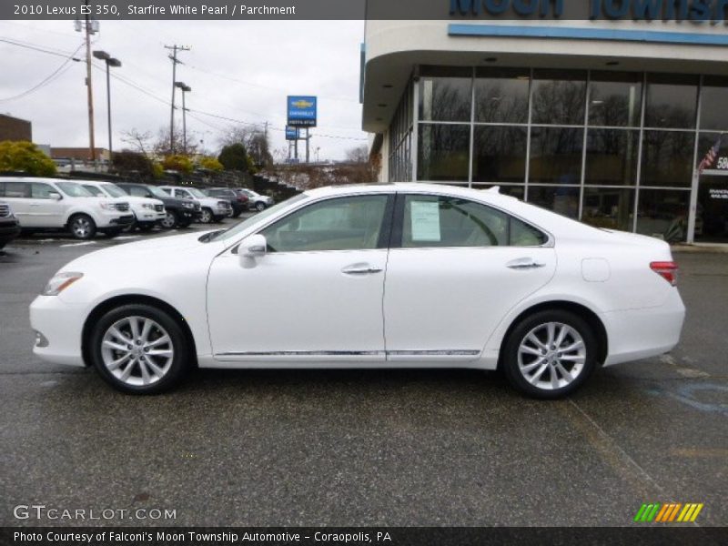 Starfire White Pearl / Parchment 2010 Lexus ES 350