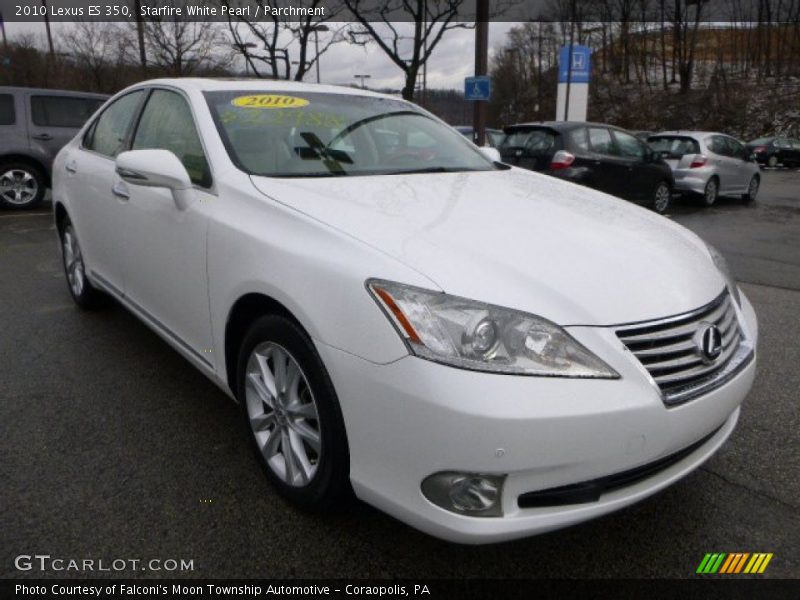 Starfire White Pearl / Parchment 2010 Lexus ES 350