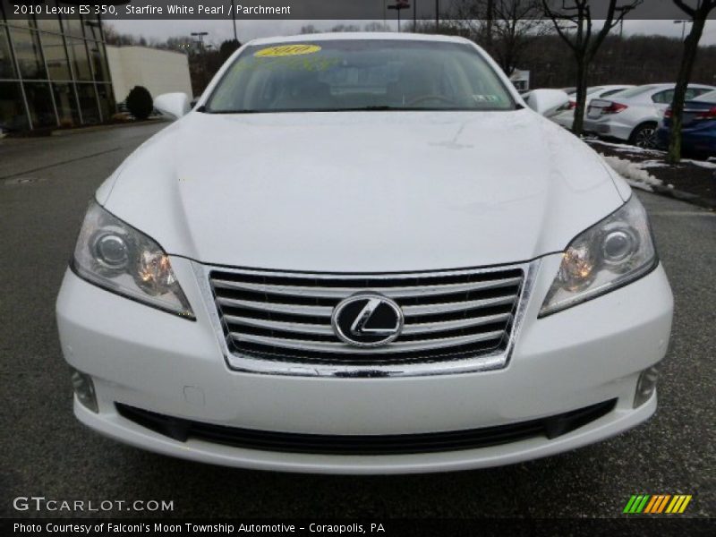 Starfire White Pearl / Parchment 2010 Lexus ES 350