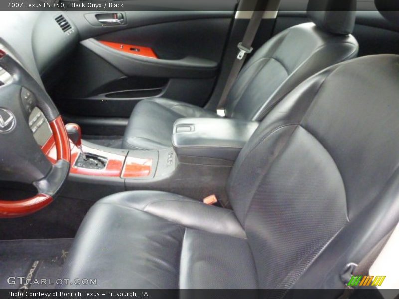 Black Onyx / Black 2007 Lexus ES 350