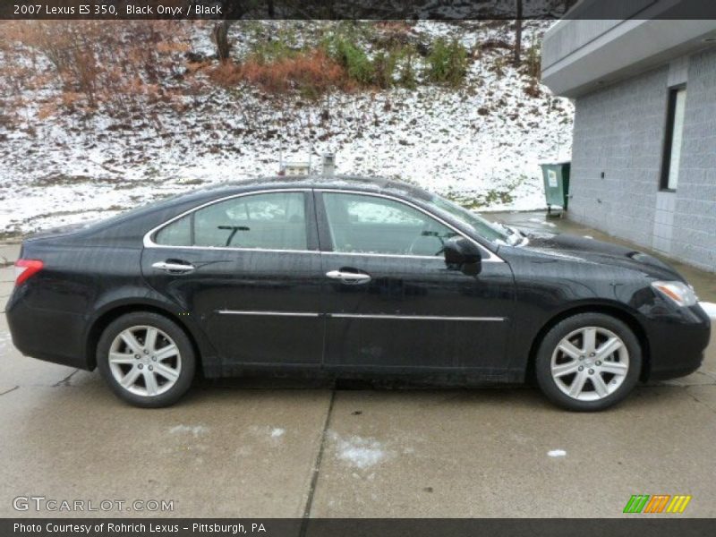 Black Onyx / Black 2007 Lexus ES 350