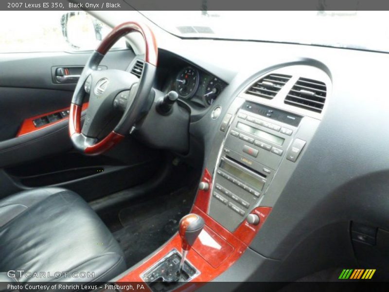 Black Onyx / Black 2007 Lexus ES 350