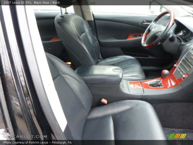 Black Onyx / Black 2007 Lexus ES 350