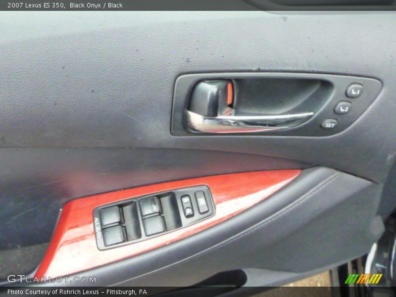 Black Onyx / Black 2007 Lexus ES 350