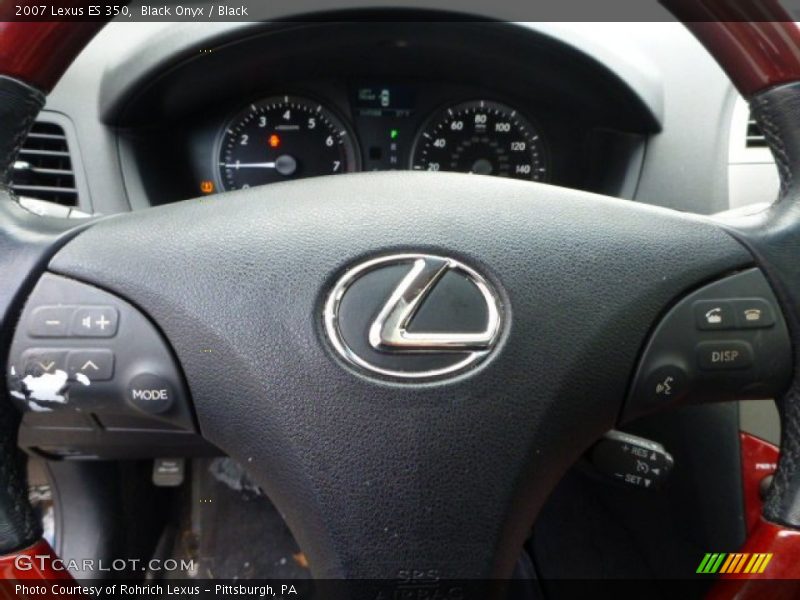 Black Onyx / Black 2007 Lexus ES 350