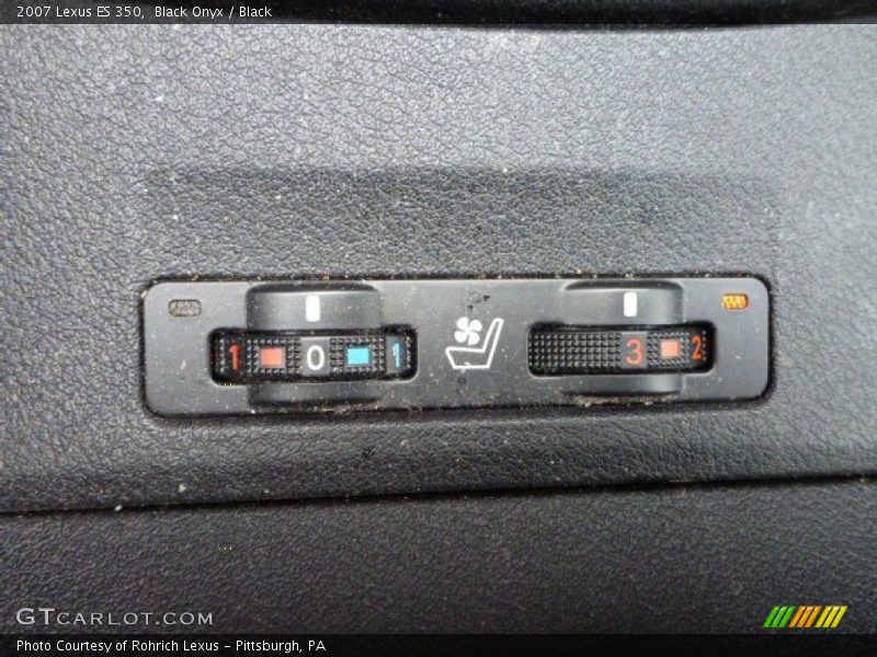 Black Onyx / Black 2007 Lexus ES 350