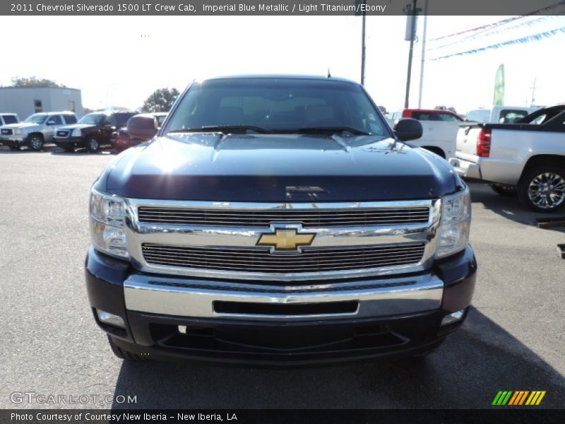 Imperial Blue Metallic / Light Titanium/Ebony 2011 Chevrolet Silverado 1500 LT Crew Cab