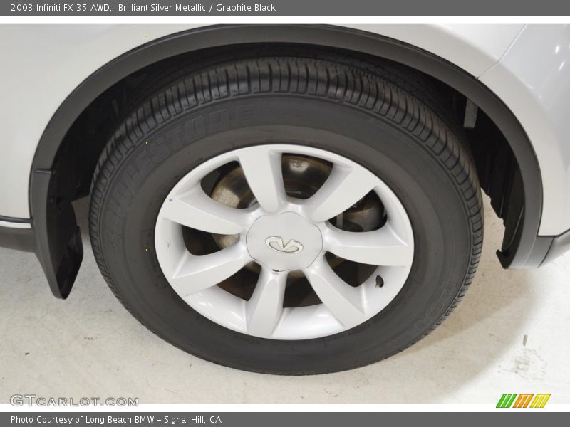 Brilliant Silver Metallic / Graphite Black 2003 Infiniti FX 35 AWD