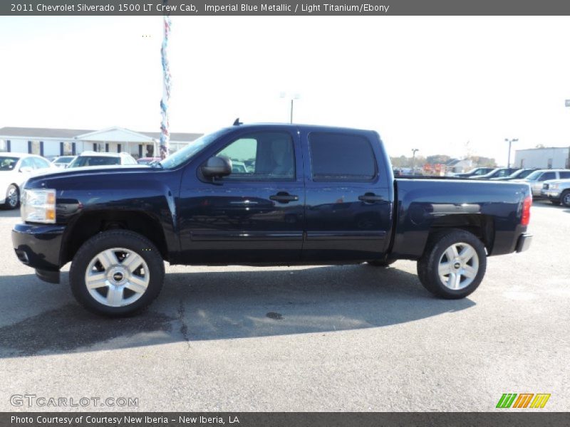 Imperial Blue Metallic / Light Titanium/Ebony 2011 Chevrolet Silverado 1500 LT Crew Cab