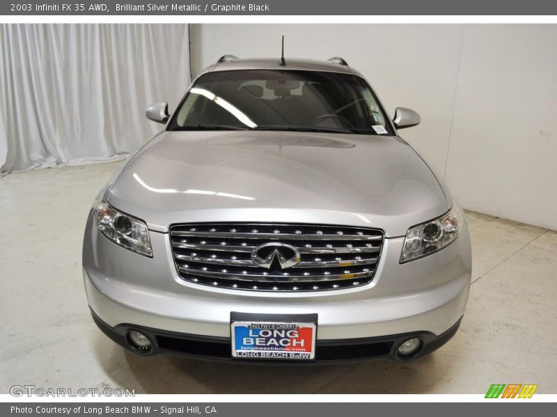 Brilliant Silver Metallic / Graphite Black 2003 Infiniti FX 35 AWD