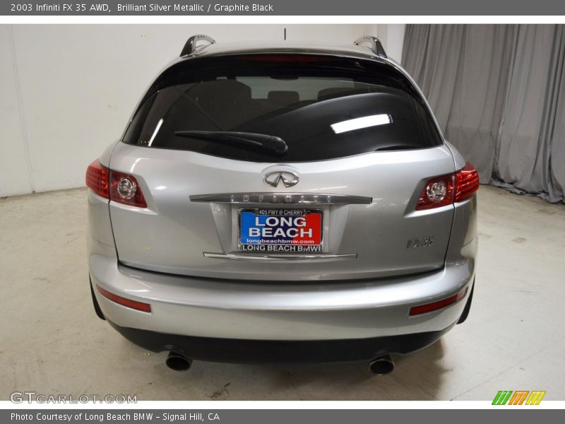 Brilliant Silver Metallic / Graphite Black 2003 Infiniti FX 35 AWD
