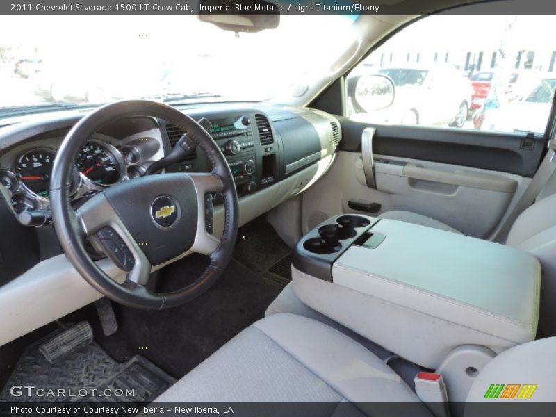 Imperial Blue Metallic / Light Titanium/Ebony 2011 Chevrolet Silverado 1500 LT Crew Cab