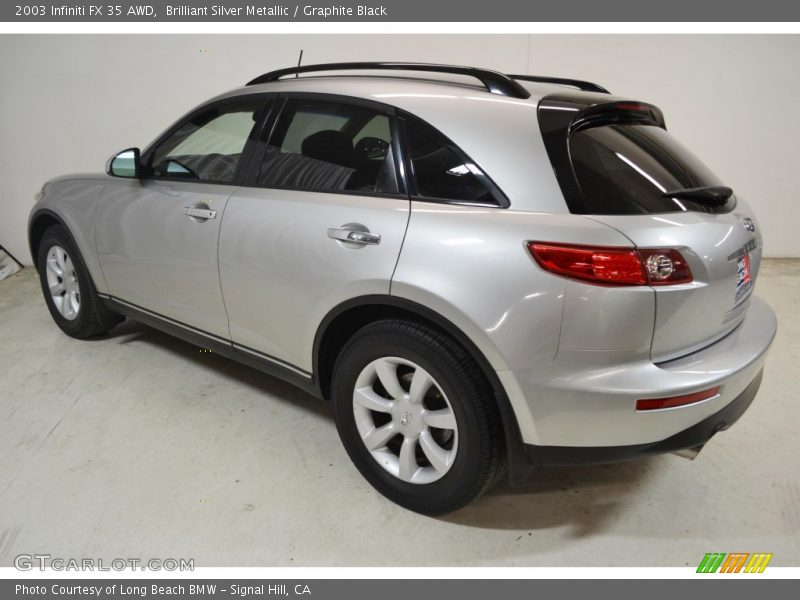 Brilliant Silver Metallic / Graphite Black 2003 Infiniti FX 35 AWD