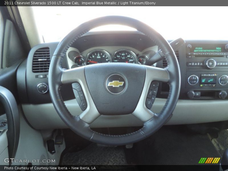 Imperial Blue Metallic / Light Titanium/Ebony 2011 Chevrolet Silverado 1500 LT Crew Cab