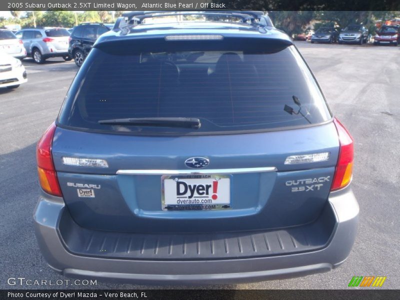 Atlantic Blue Pearl / Off Black 2005 Subaru Outback 2.5XT Limited Wagon