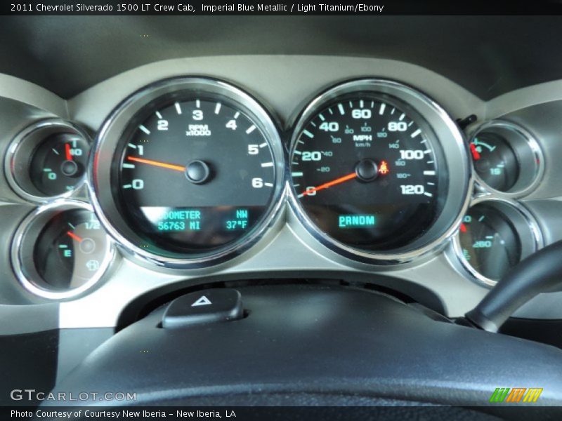 Imperial Blue Metallic / Light Titanium/Ebony 2011 Chevrolet Silverado 1500 LT Crew Cab