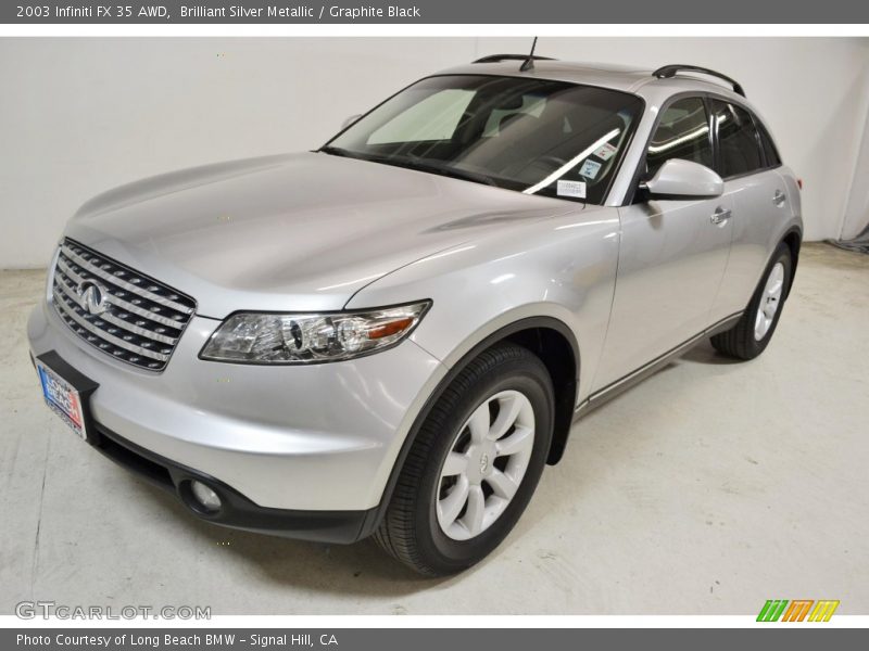 Brilliant Silver Metallic / Graphite Black 2003 Infiniti FX 35 AWD