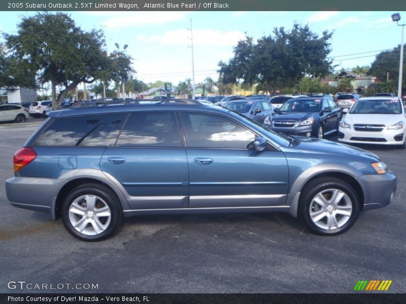 Atlantic Blue Pearl / Off Black 2005 Subaru Outback 2.5XT Limited Wagon